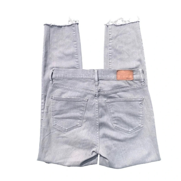 Madewell High Rise Skinny Jeans in Gray Dusty Wash Women’s Size 26 - Picture 6 of 11